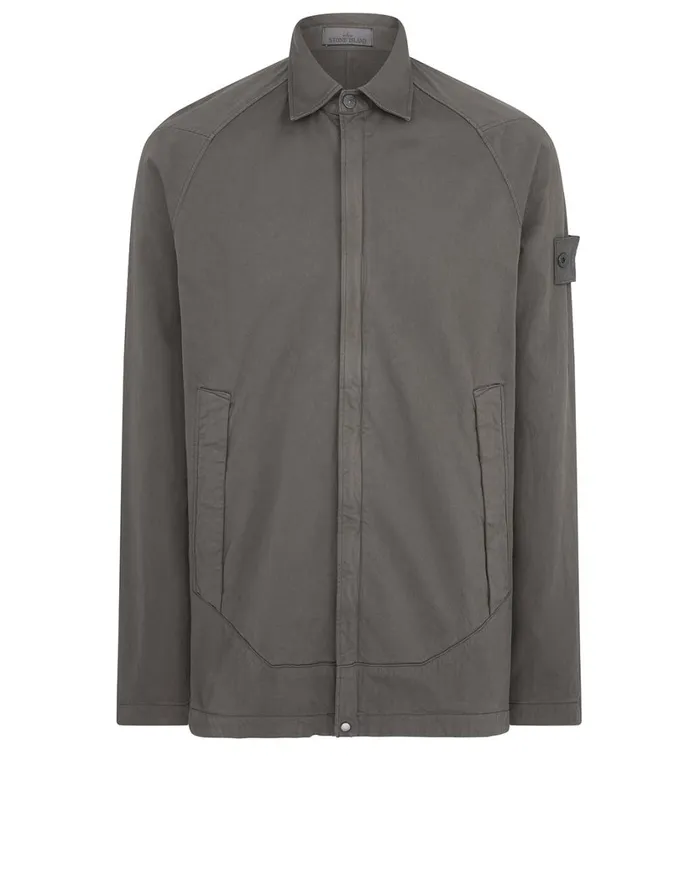 116F4 Overshirt In Smoky GreyOvershirts Smoky Grey Mens Stone Island Overshirts 116F4 Overshirt In Smoky GreyOvershirts Smoky Grey Mens Stone Island Overshirts