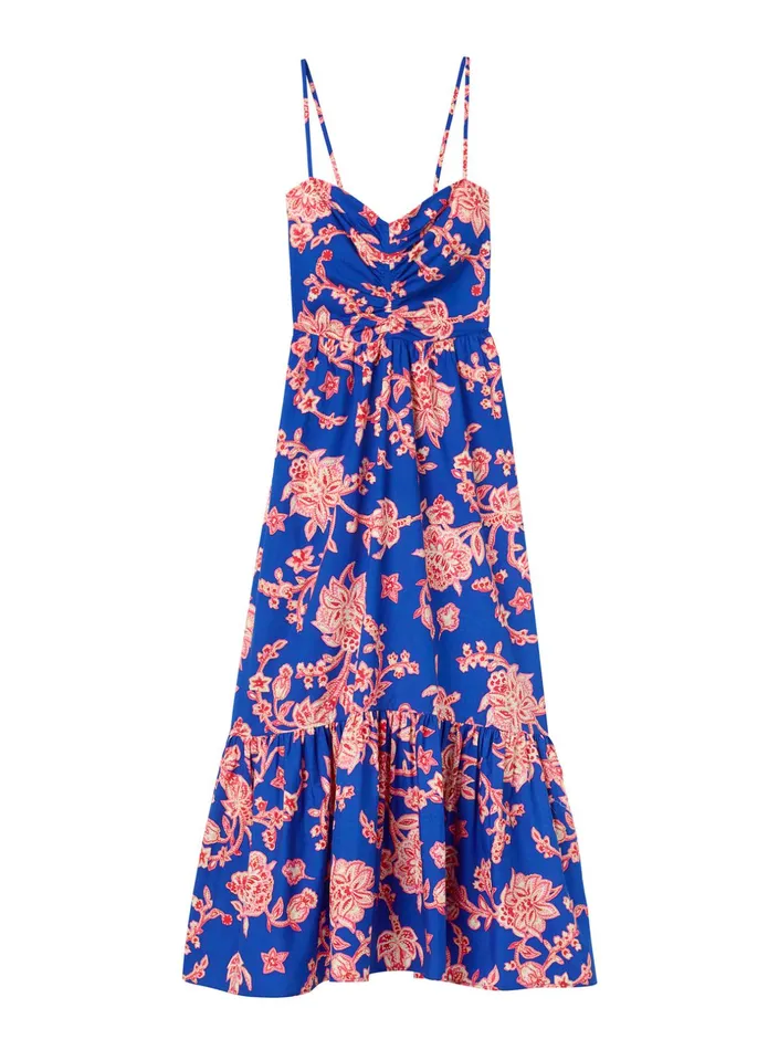 ALC Dresses Lilah Cotton Midi Dress Regal Multi 8211 Women