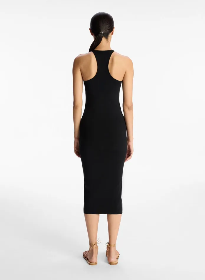 ALC Dresses Marc Cotton Knit Dress Black 8211 Women
