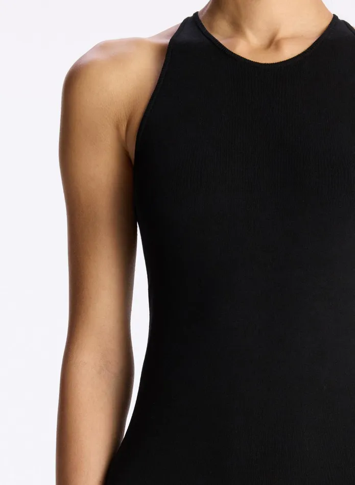 ALC Dresses Marc Cotton Knit Dress Black 8211 Women