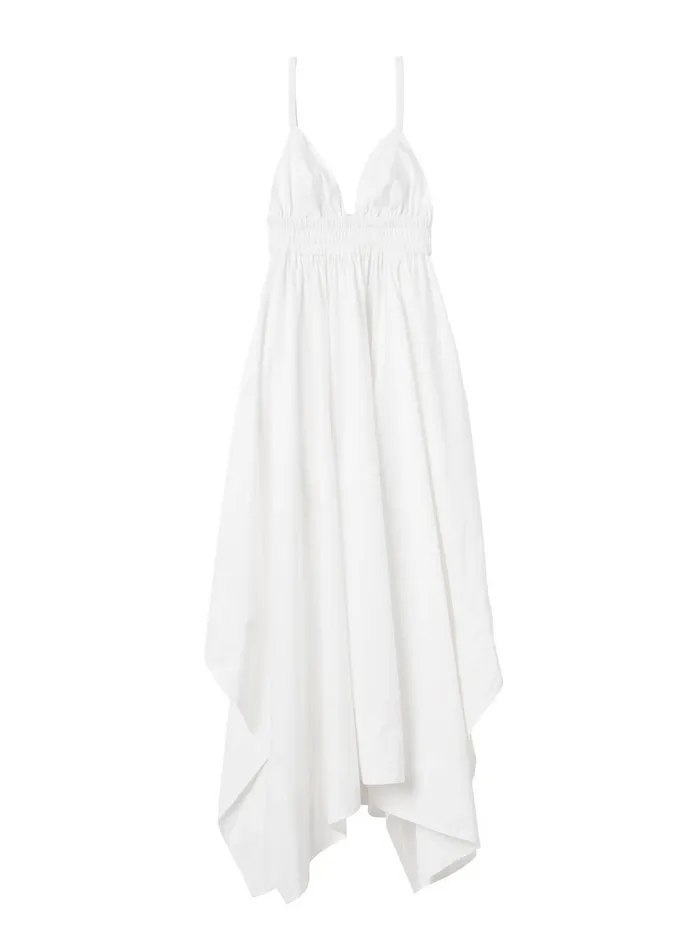 ALC Dresses Rosie Cotton Midi Dress White 8211 Women