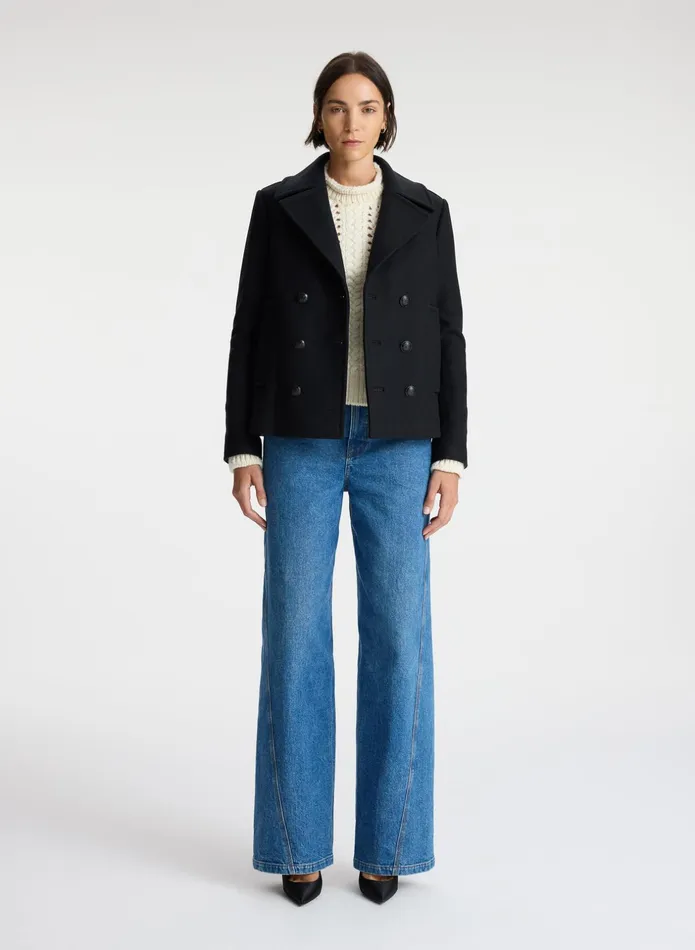 ALC Jackets and Coats Kensington Wool Jacket Deep Navy 8211 Women
