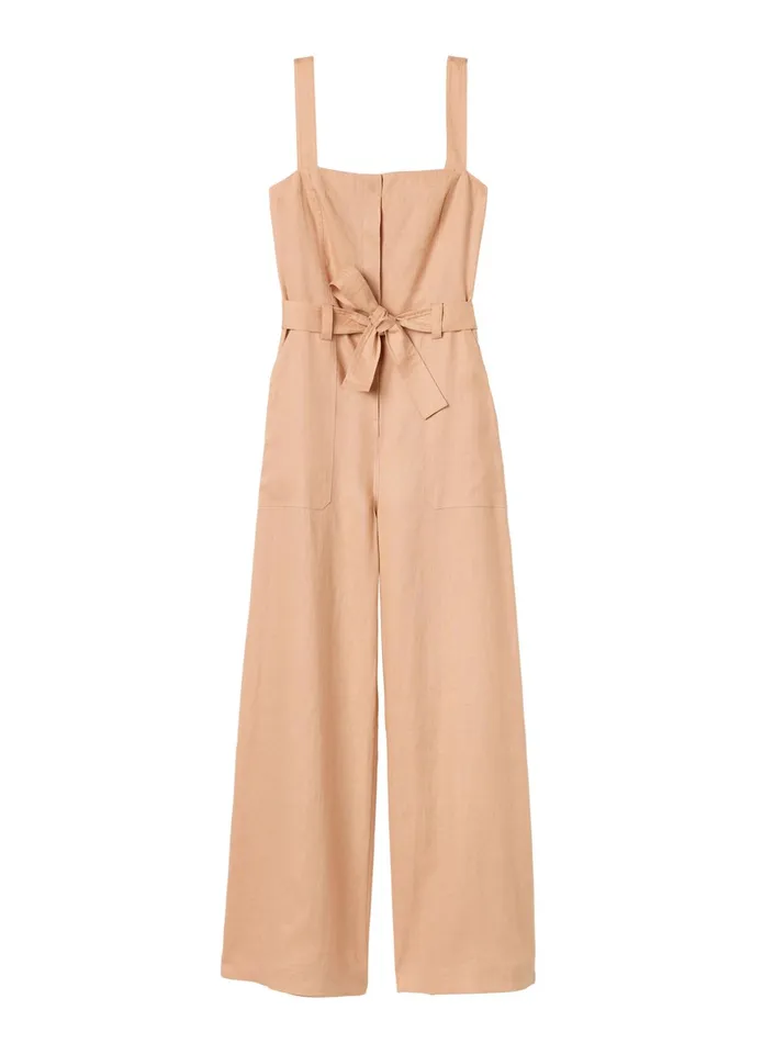 ALC Jumpsuits Winslow Linen Jumpsuit Biscotti 8211 Women