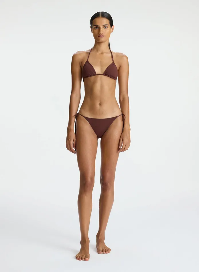 ALC Swim Devin Triangle Bikini Top Carob 8211 Women