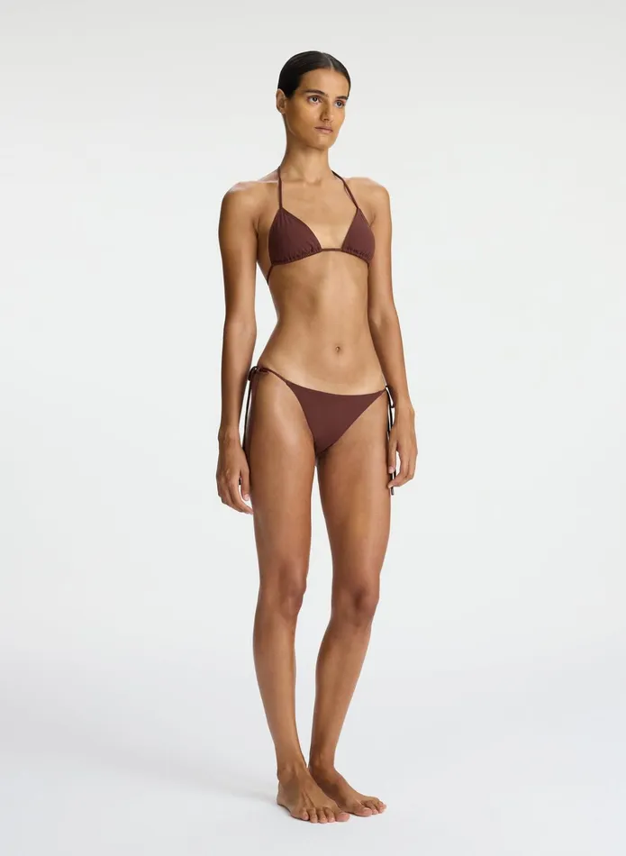ALC Swim Devin Triangle Bikini Top Carob 8211 Women