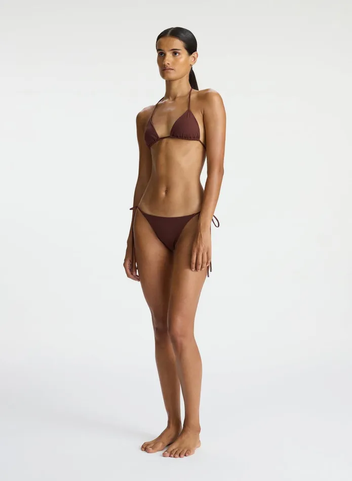 ALC Swim Devin Triangle Bikini Top Carob 8211 Women