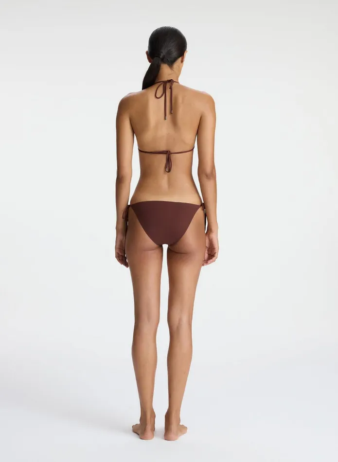 ALC Swim Devin Triangle Bikini Top Carob 8211 Women