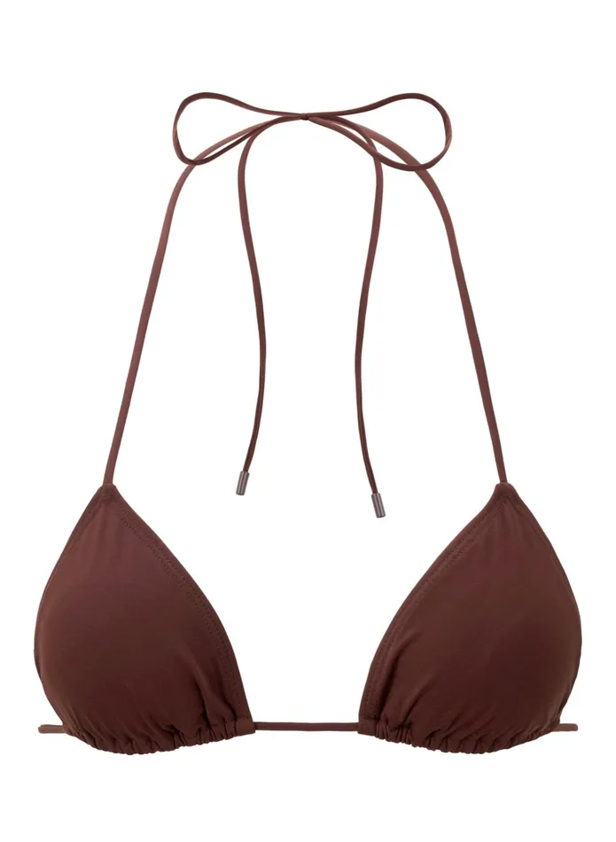 ALC Swim Devin Triangle Bikini Top Carob 8211 Women