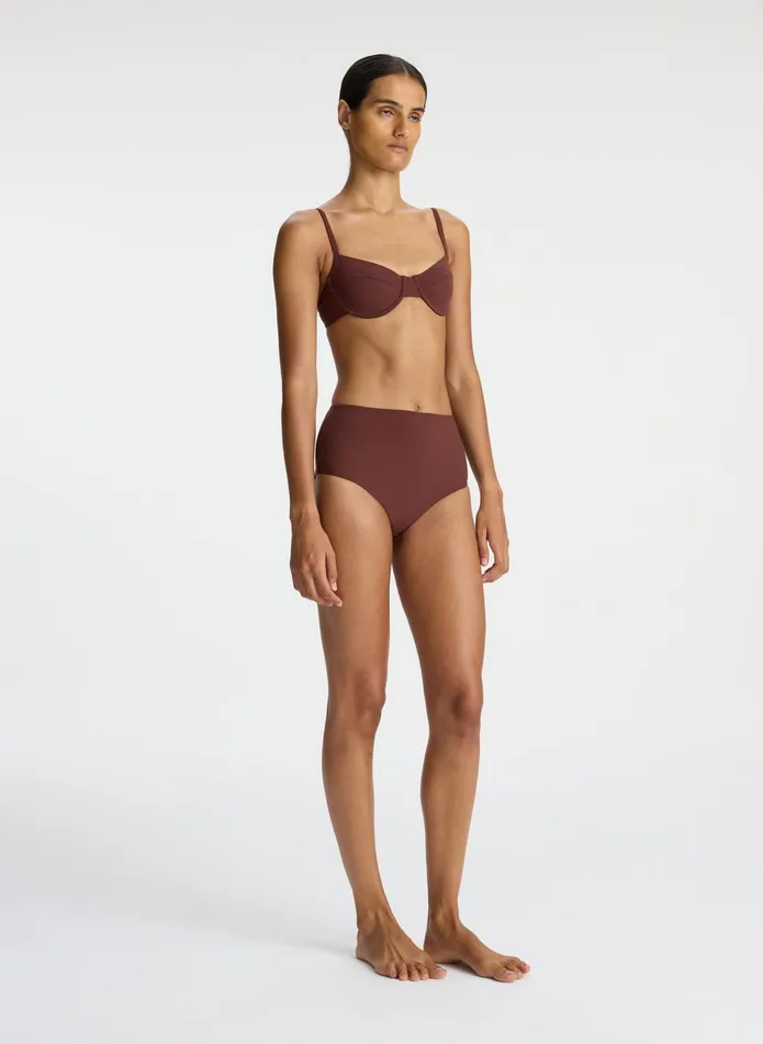 ALC Swim Isla Bikini Bottom Carob 8211 Women