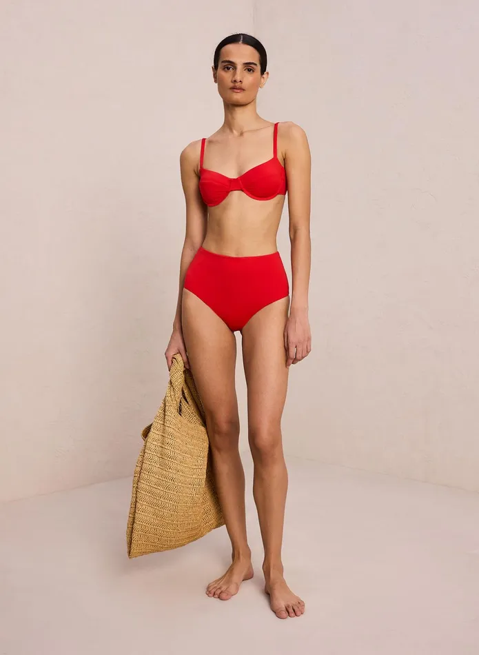 ALC Swim Isla Bikini Bottom Vibrant Red 8211 Women