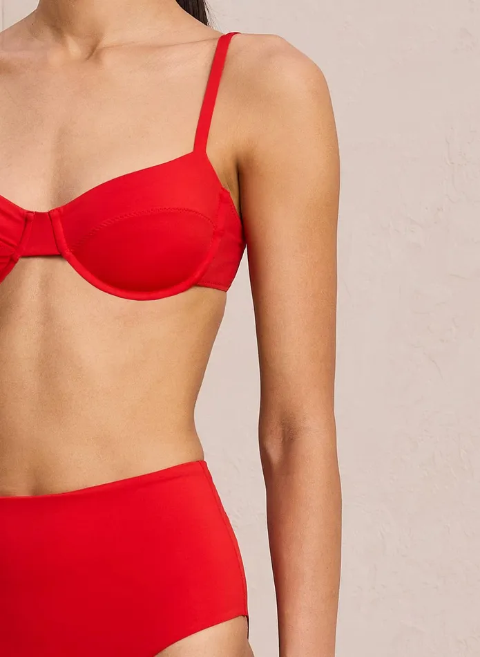 ALC Swim Isla Bikini Bottom Vibrant Red 8211 Women