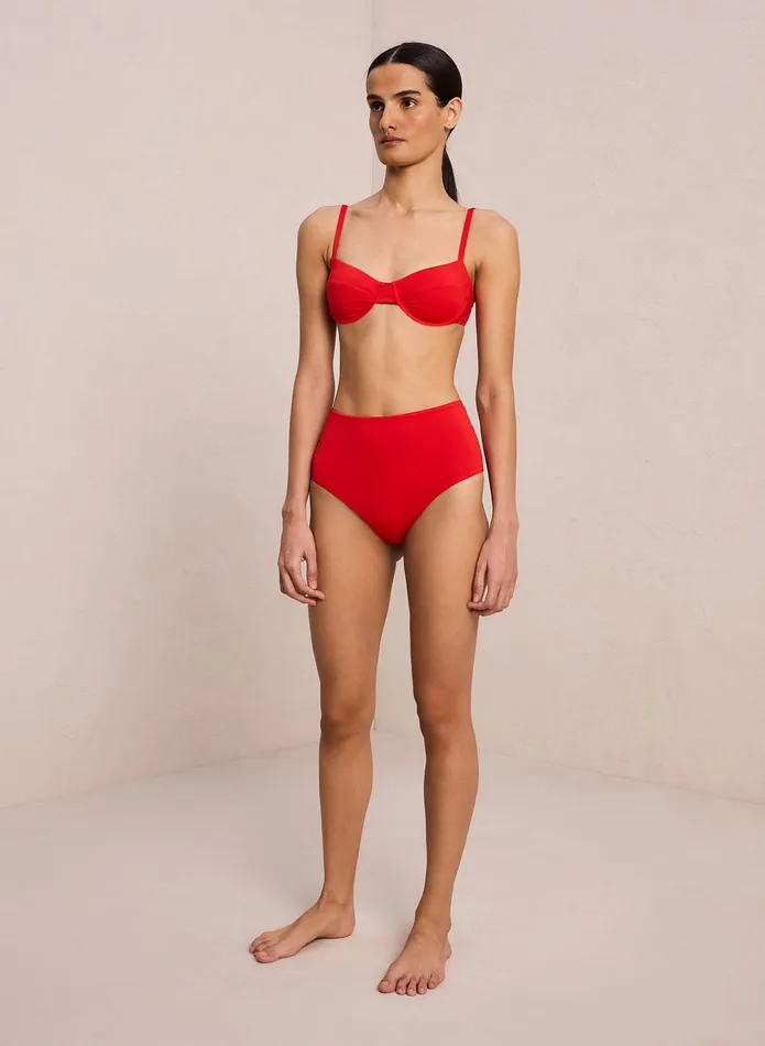 ALC Swim Isla Bikini Bottom Vibrant Red 8211 Women