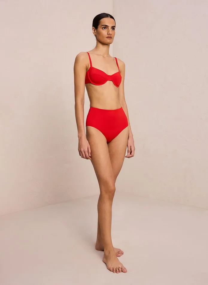 ALC Swim Isla Bikini Bottom Vibrant Red 8211 Women