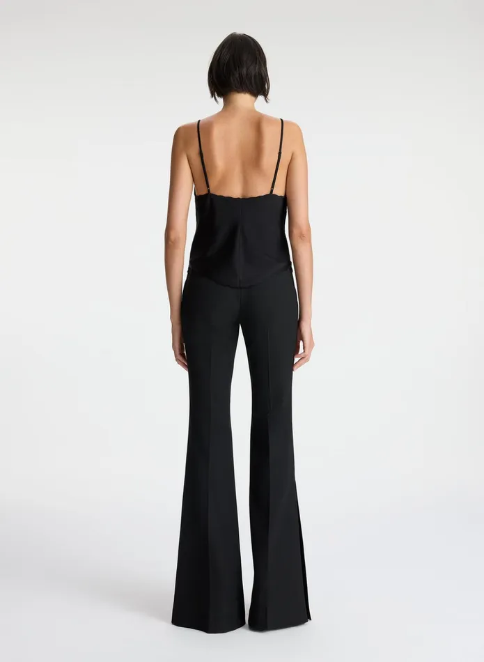 ALC Tops Malia Scalloped Camisole Top Black 8211 Women