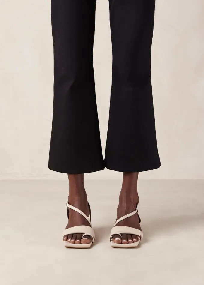 ALOHAS Heels Women Asymmetric Straps 8211 Leather Sandals