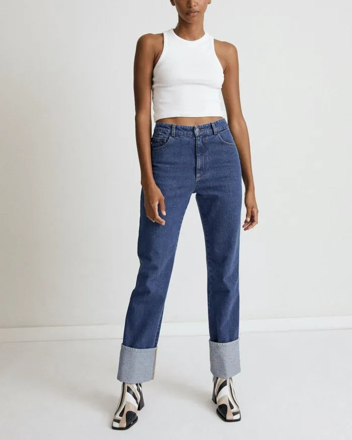 ALOHAS Tops Women Lift 8211 White Cotton Top