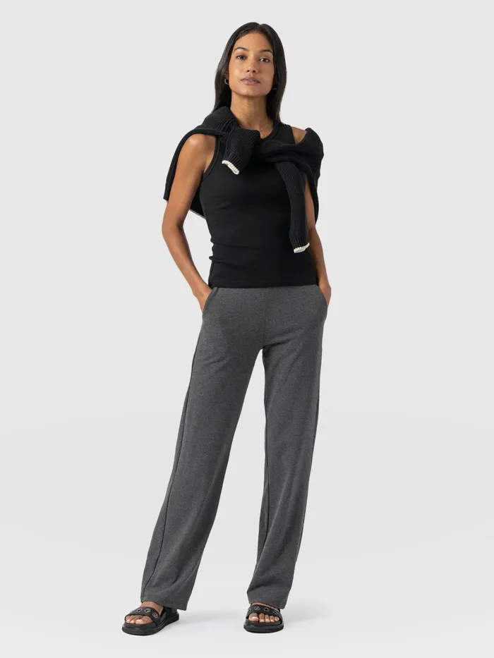 Apartment Pant 8211 Charcoal Charcoal Women Saint And Sofia Pants