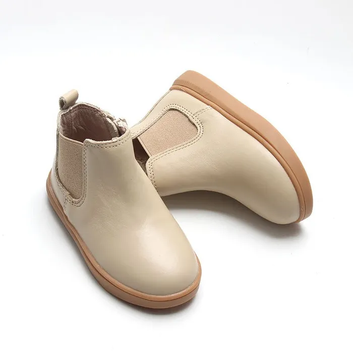 Baby Nisolo Baby Toddler and Kids Shoes Hard Sole Chelsea Boot Bone