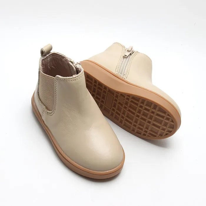 Baby Nisolo Baby Toddler and Kids Shoes Hard Sole Chelsea Boot Bone