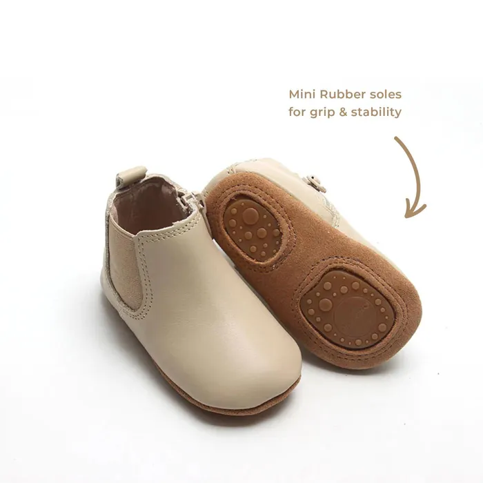 Baby Nisolo Baby Toddler and Kids Shoes Soft Sole Chelsea Boot Bone