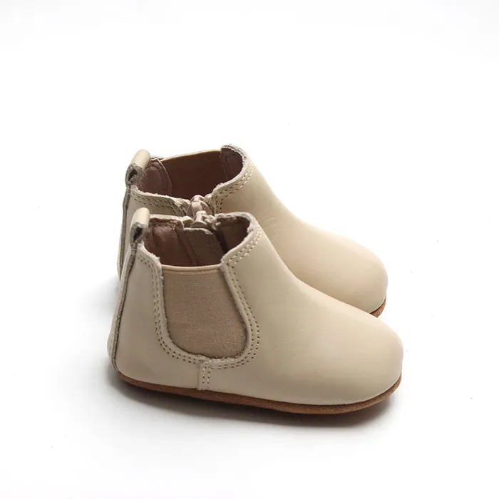 Baby Nisolo Baby Toddler and Kids Shoes Soft Sole Chelsea Boot Bone