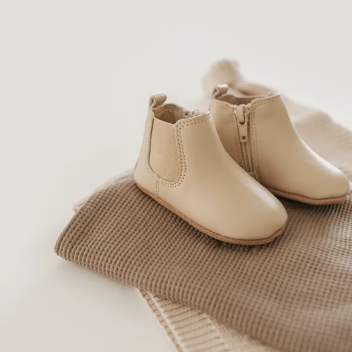 Baby Nisolo Baby Toddler and Kids Shoes Soft Sole Chelsea Boot Bone