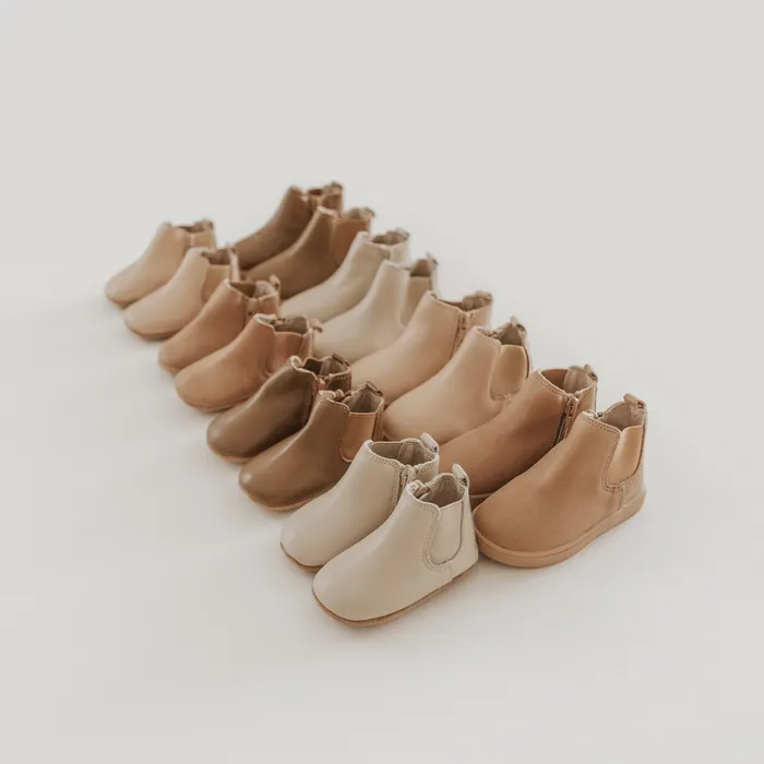 Baby Nisolo Baby Toddler and Kids Shoes Soft Sole Chelsea Boot Bone
