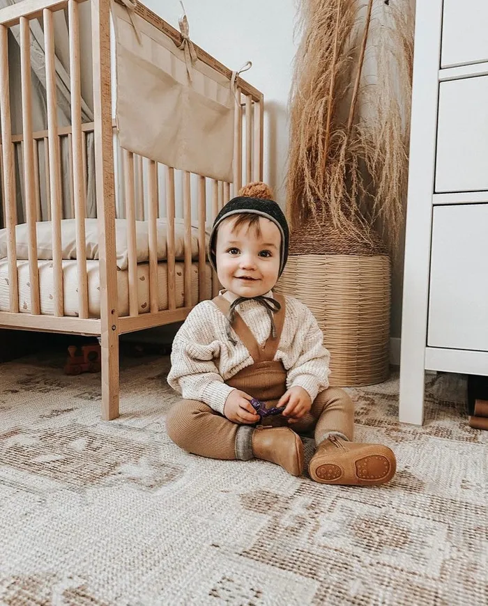 Baby Nisolo Baby Toddler and Kids Shoes Soft Sole Waxed Leather Chelsea Boot Sedona Brown