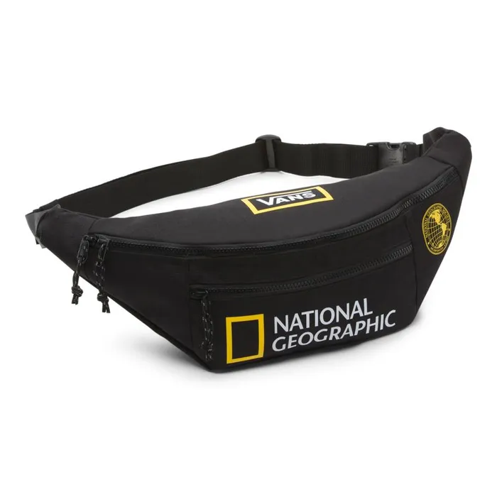 Backpacks and Bags Men Vans National Geographic Ward Cross Body Pack Blackyellow