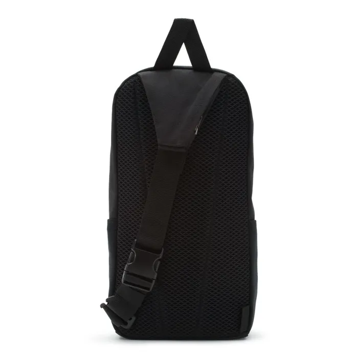 Backpacks and Bags Men Vans Warp Sling Bag Black Distortion Backpacks and Bags Men Vans Warp Sling Bag Black Distortion
