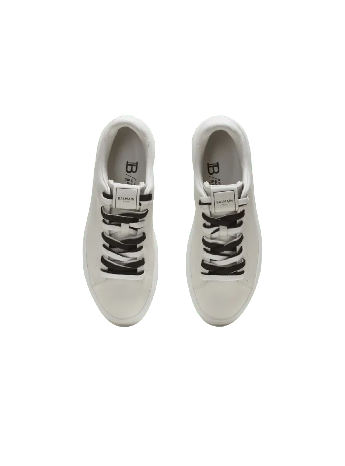 Balmain BCourt Smooth Leather Sneakers White Men Sneakers