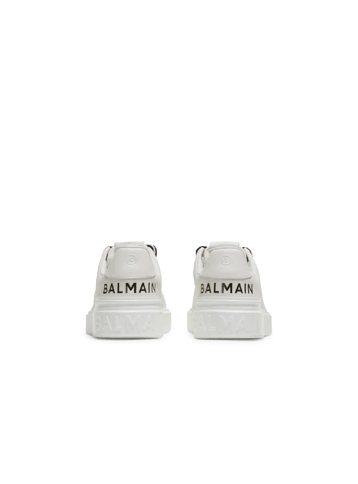 Balmain BCourt Smooth Leather Sneakers White Men Sneakers
