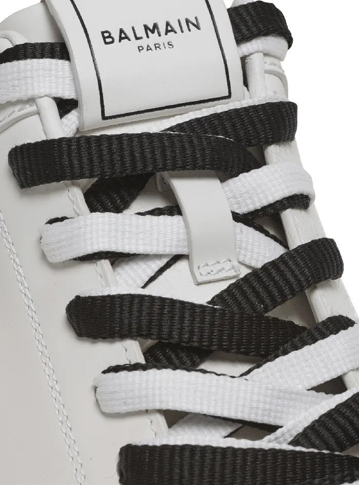 Balmain BCourt Smooth Leather Sneakers White Men Sneakers