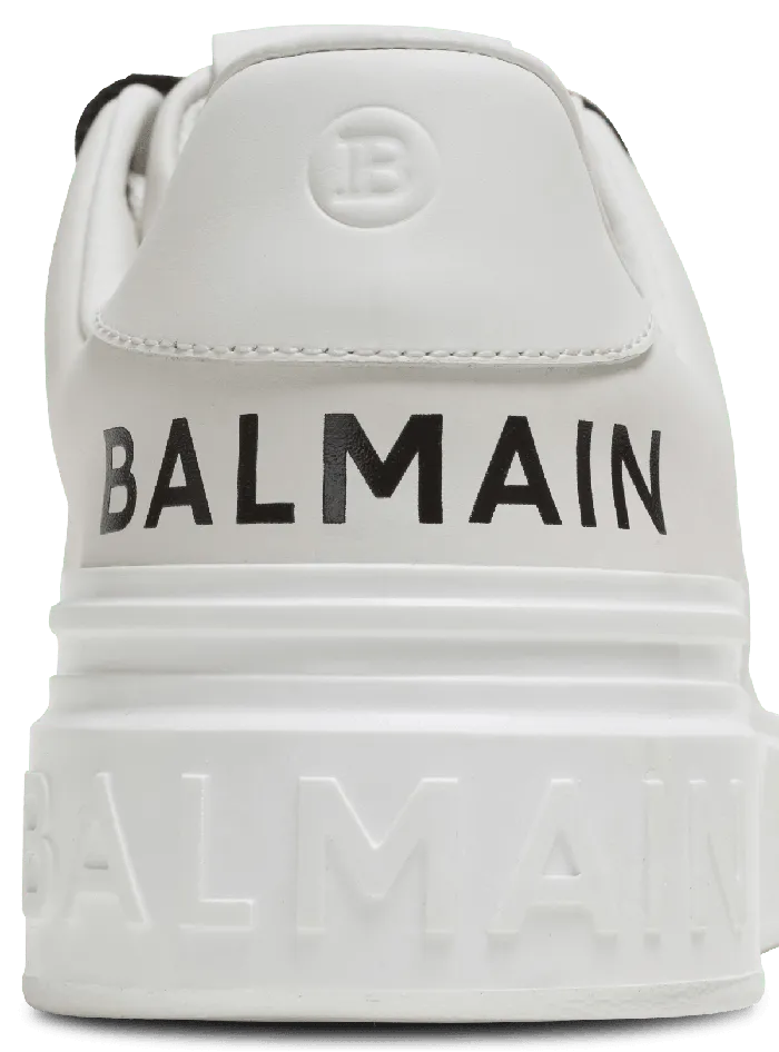 Balmain BCourt Smooth Leather Sneakers White Men Sneakers