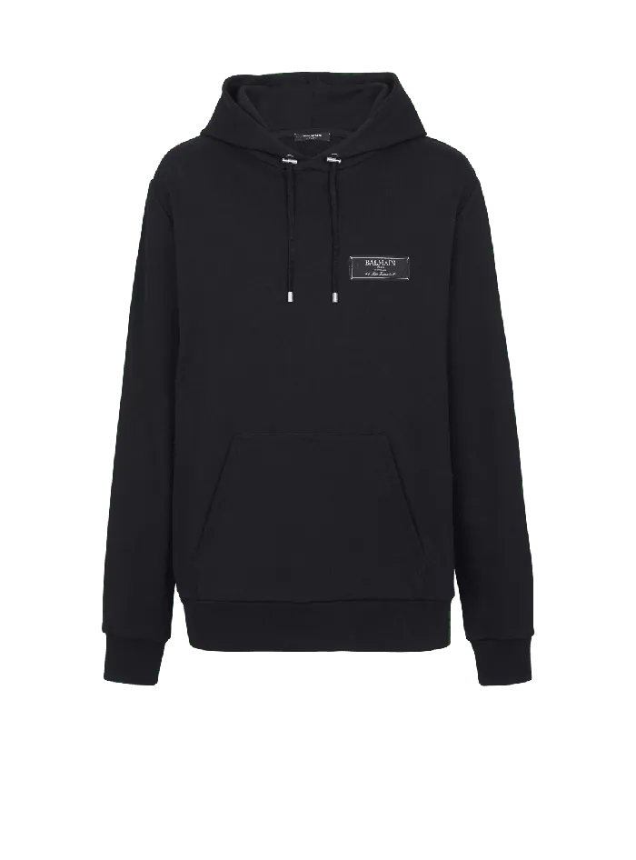 Balmain Pierre Hoodie Black Men Sweatshirts