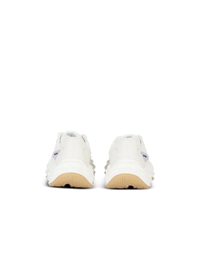 Balmain RunRow Leather Sneakers Beige Women Sneakers