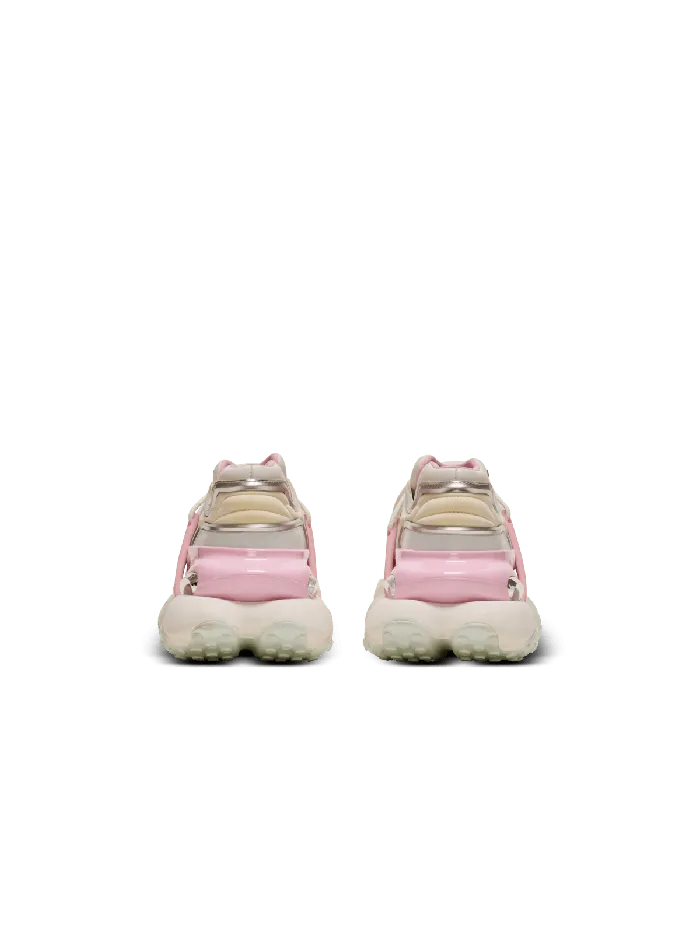 Balmain Unicorn Wave Sneakers In Neoprene And Calfskin White Women Sneakers