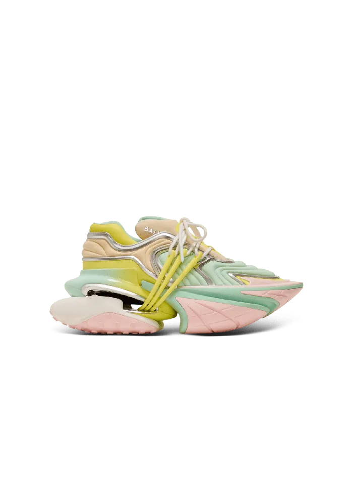 Balmain Unicorn Wave Trainers In Neoprene And Calfskin Multicolor Women Sneakers Balmain Unicorn Wave Trainers In Neoprene And Calfskin Multicolor Women Sneakers