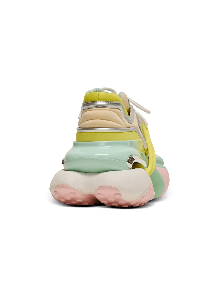Balmain Unicorn Wave Trainers In Neoprene And Calfskin Multicolor Women Sneakers