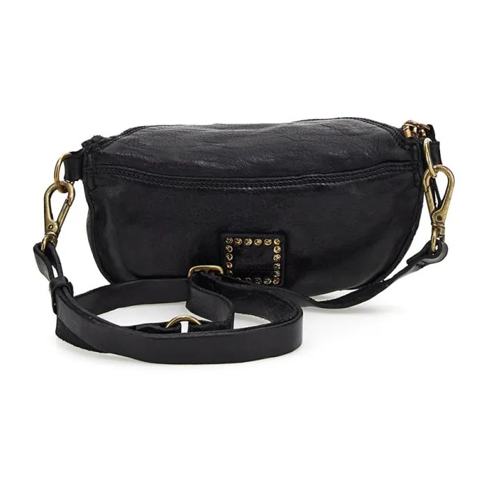 Belt Bags WomenMen Campomaggi Zefiro Black Belt Bags WomenMen Campomaggi Zefiro Black