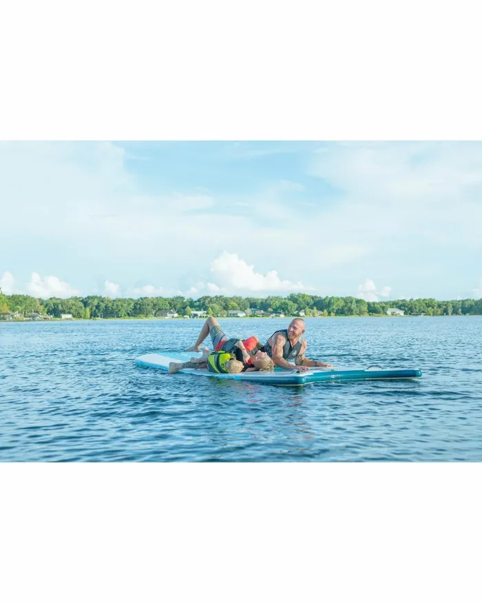 Body Glove Inflatable Docks Waterpark 15039 Inflatable Floating Dock 8211 BlueWhite 8211 Boards