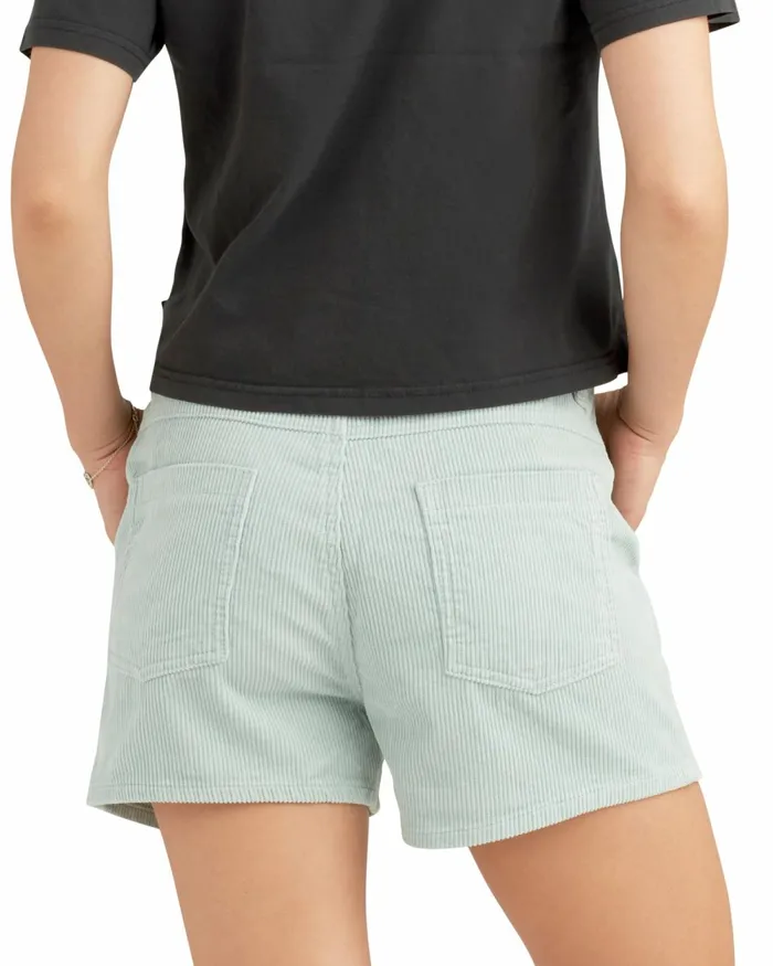 Body Glove New Arrivals Higher Road Corduroy Shorts 8211 Aqua Corduroy 8211 Women