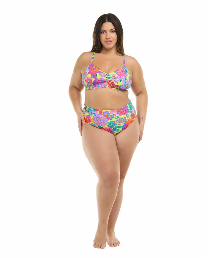 Body Glove Plus Size Swimwear Romy Drew Plus Size Fixed Triangle Bikini Top 8211 Key Lime 8211 Women
