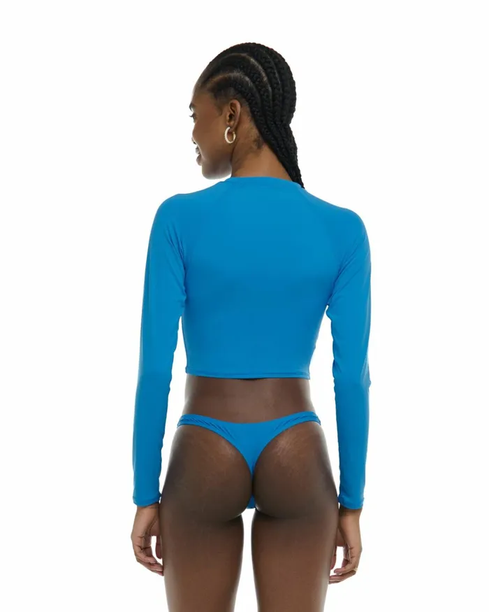 Body Glove Rash Guards Sun Protection Smoothies Let It Be Crop Rashguard 8211 Wave 8211 Women