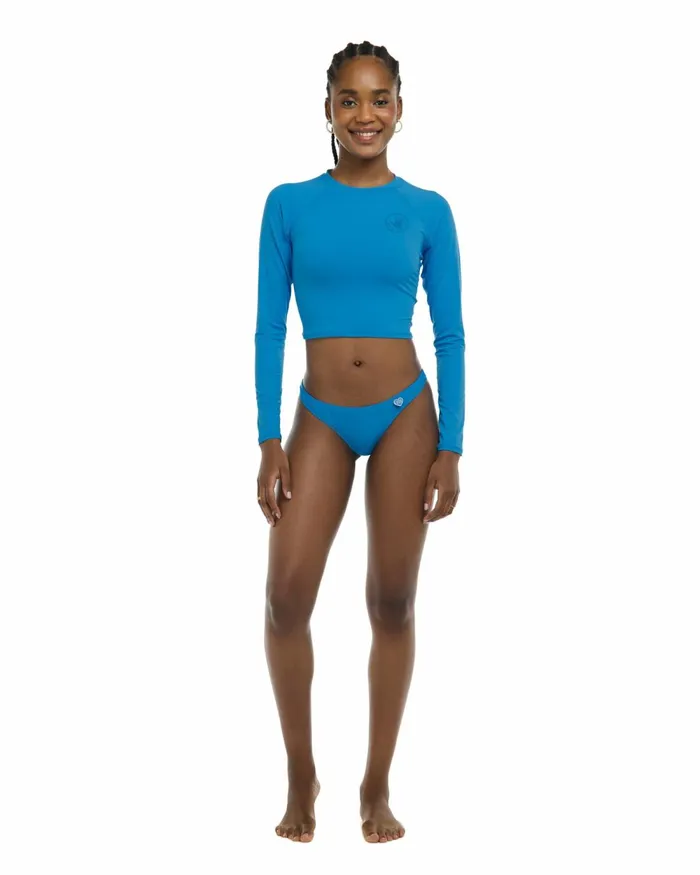 Body Glove Rash Guards Sun Protection Smoothies Let It Be Crop Rashguard 8211 Wave 8211 Women