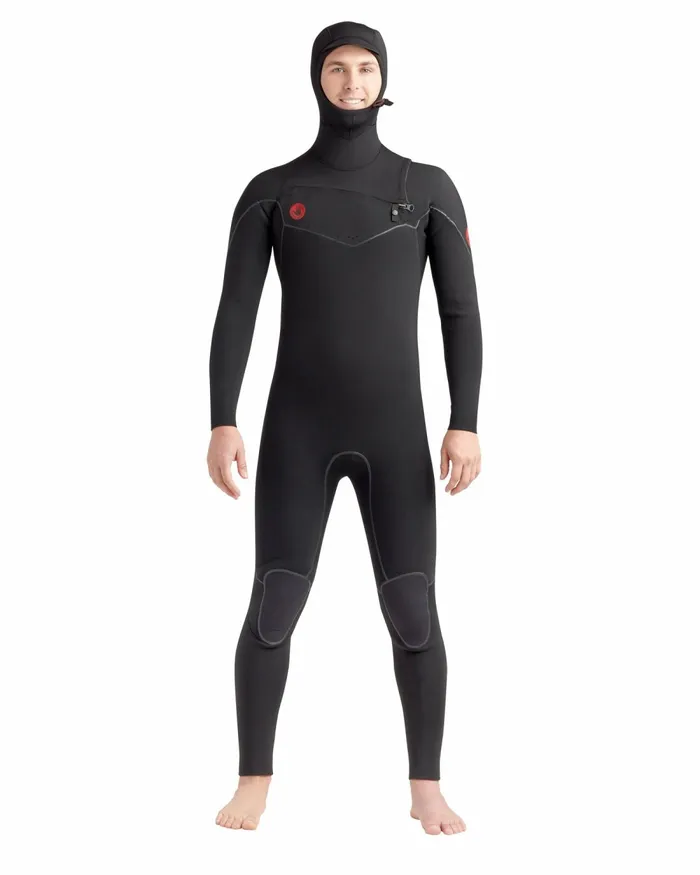 Body Glove Wetsuits Red Cell 543mm ChestZip Hooded Fullsuit 8211 Black 8211 Accessories