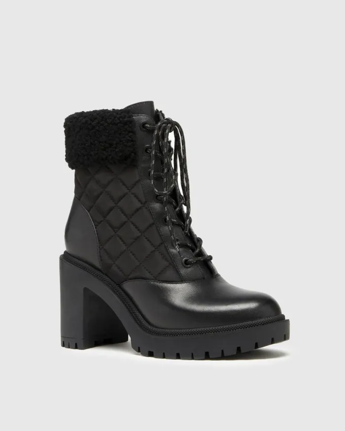 Boots Women PAIGE Bryce Boot 8211 Black Leather Boots Women PAIGE Bryce Boot 8211 Black Leather