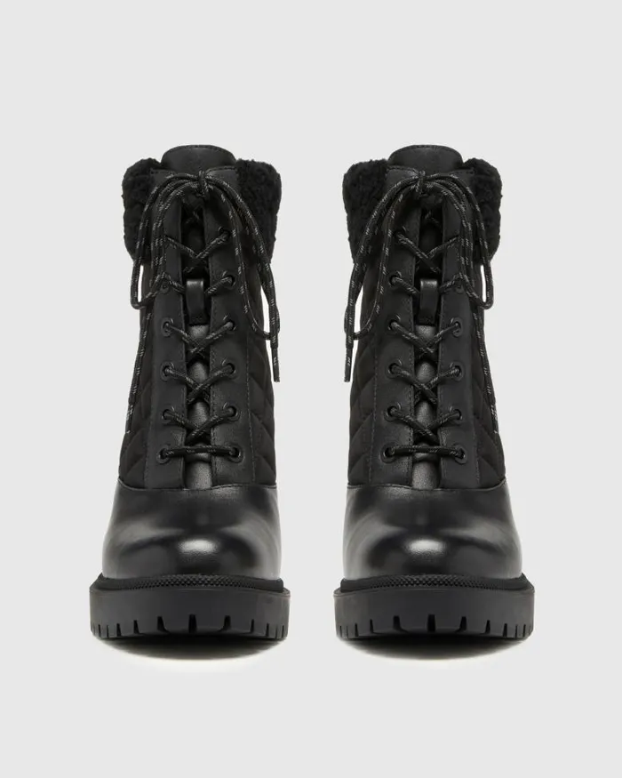 Boots Women PAIGE Bryce Boot 8211 Black Leather Boots Women PAIGE Bryce Boot 8211 Black Leather