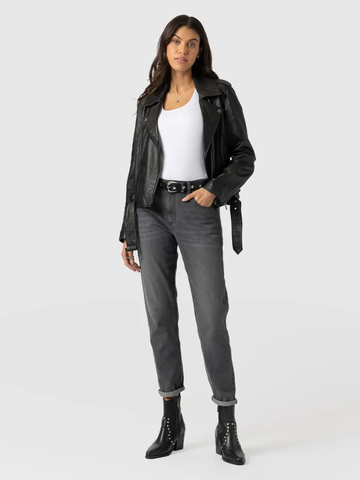 Boyfriend Jeans 8211 Black Black Women Saint And Sofia Pants