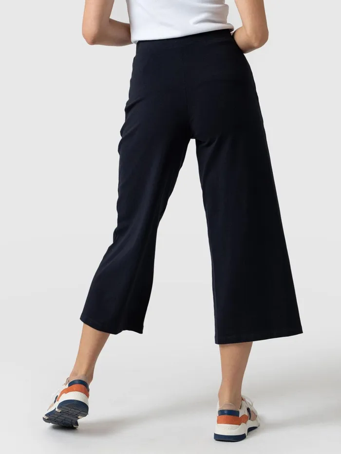 Cara Wide Leg Culotte 8211 Navy Navy Women Saint And Sofia Shorts